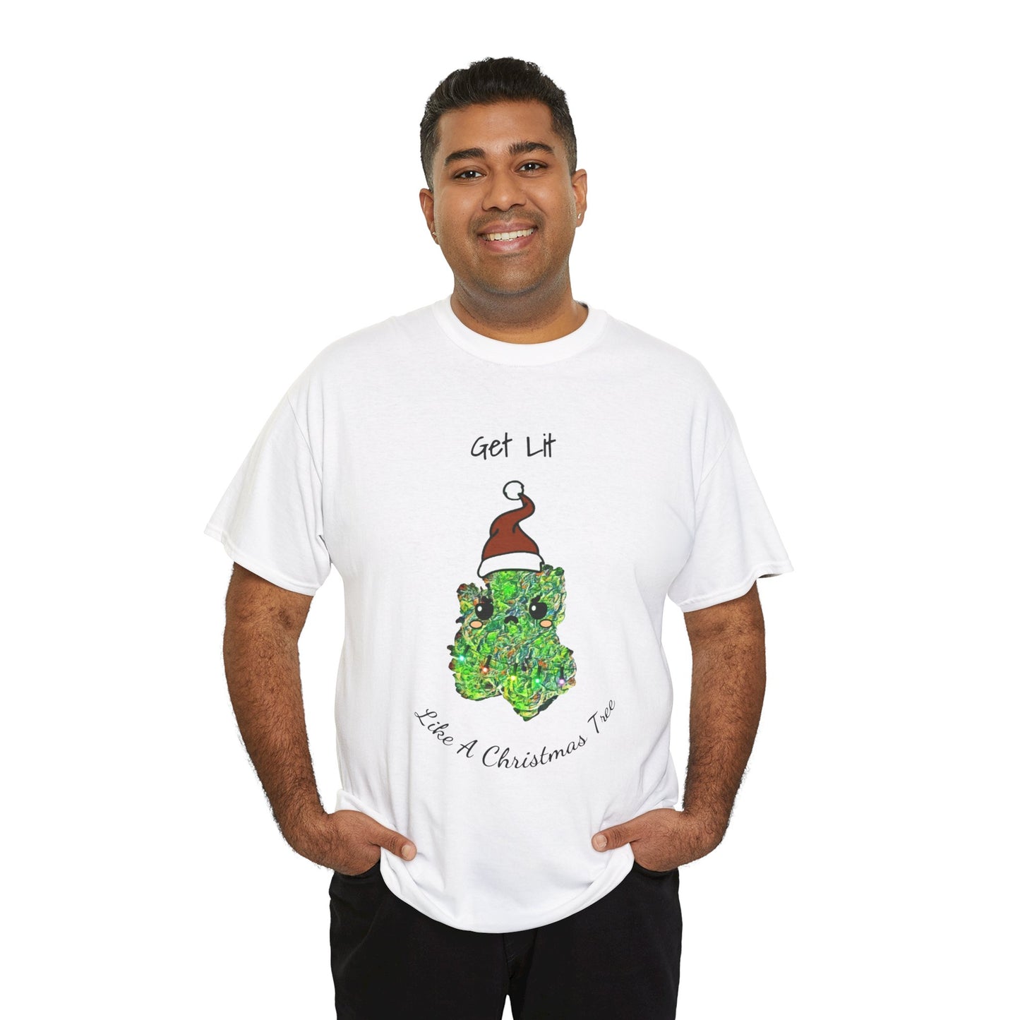 Litmas Tree Unisex Tee, Funny Holiday T-shirt, Christmas Apparel, Gift for Friends, Festive Party Shirt