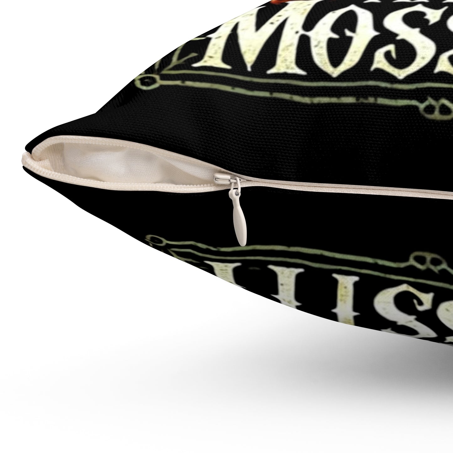 Colorful Halloween Themed Square Pillow - 'Anna Mossity' Design