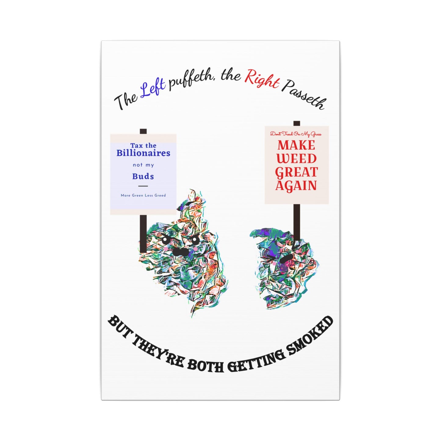 "United Strains of America" Canvas