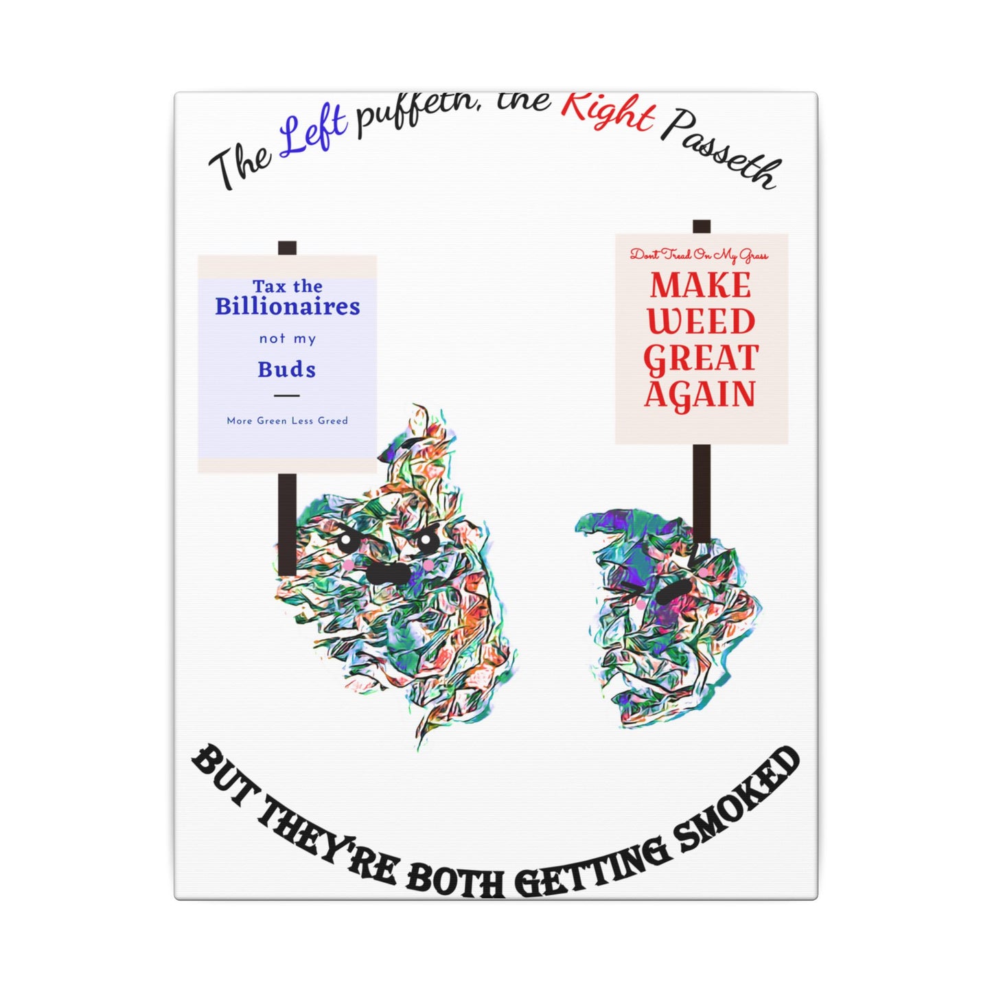 "United Strains of America" Canvas