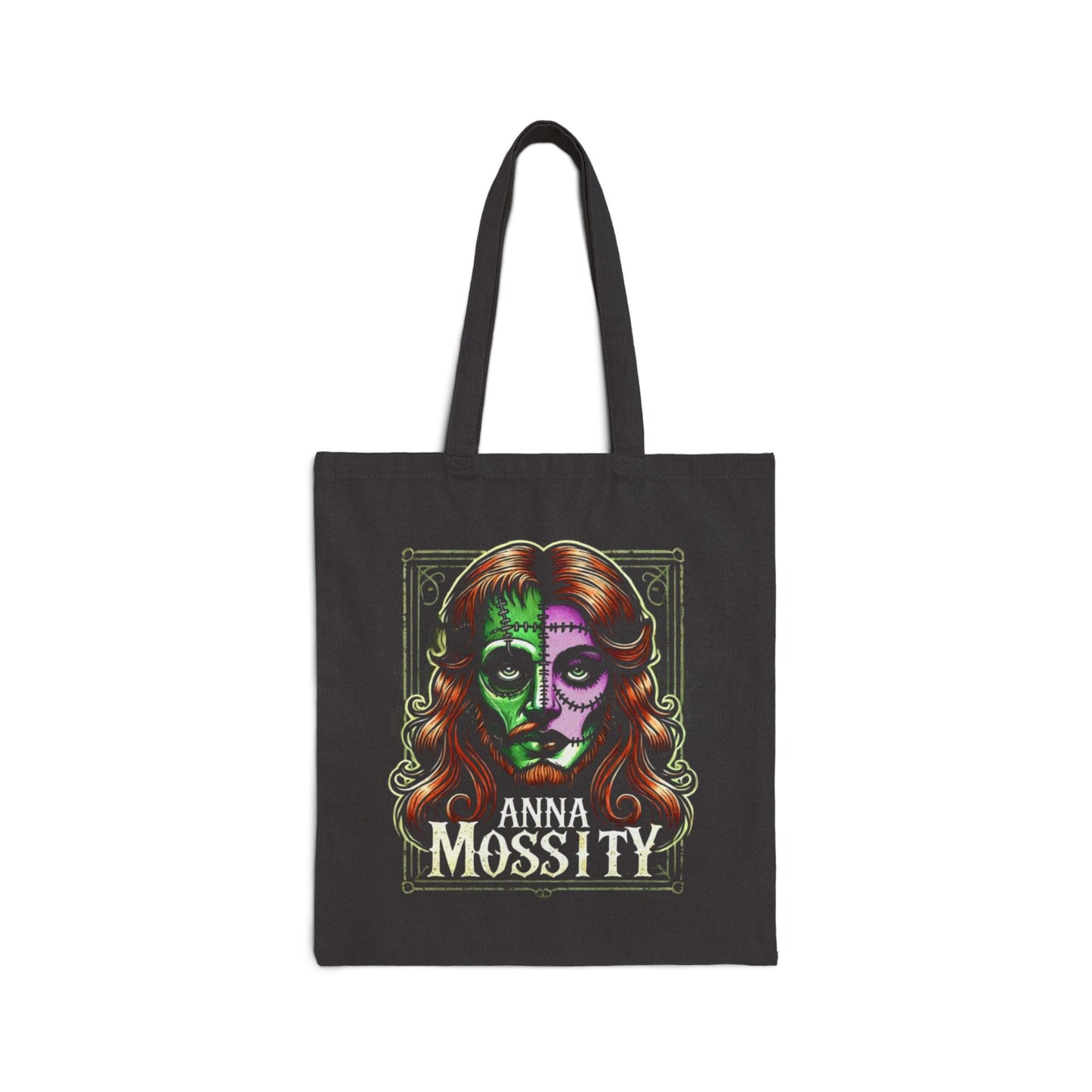 Anna Mossity Canvas Tote Bag - Día de los Muertos Inspired Design