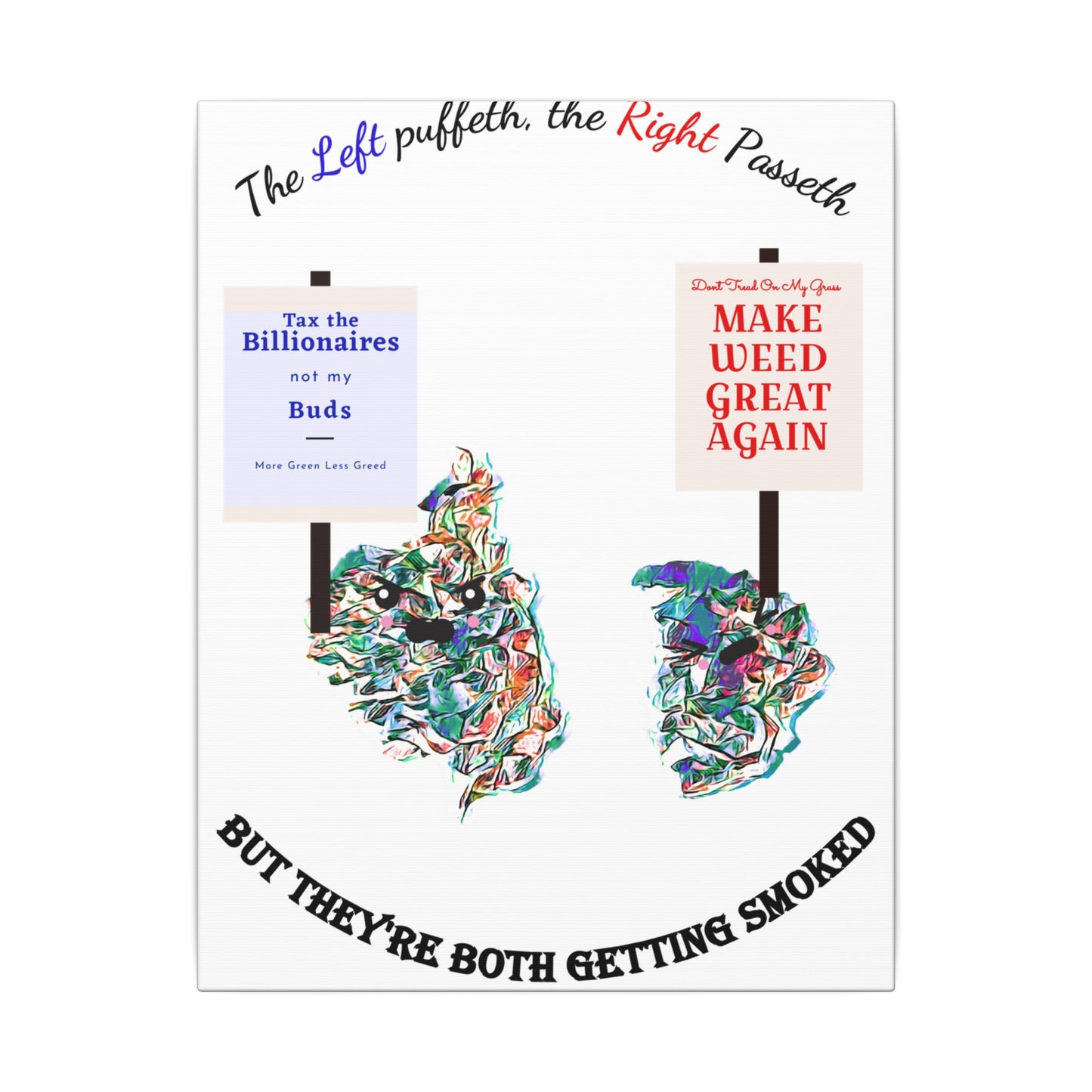 "United Strains of America" Canvas