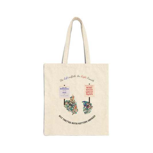 "United Strains of America" Cotton Canvas Tote Bag