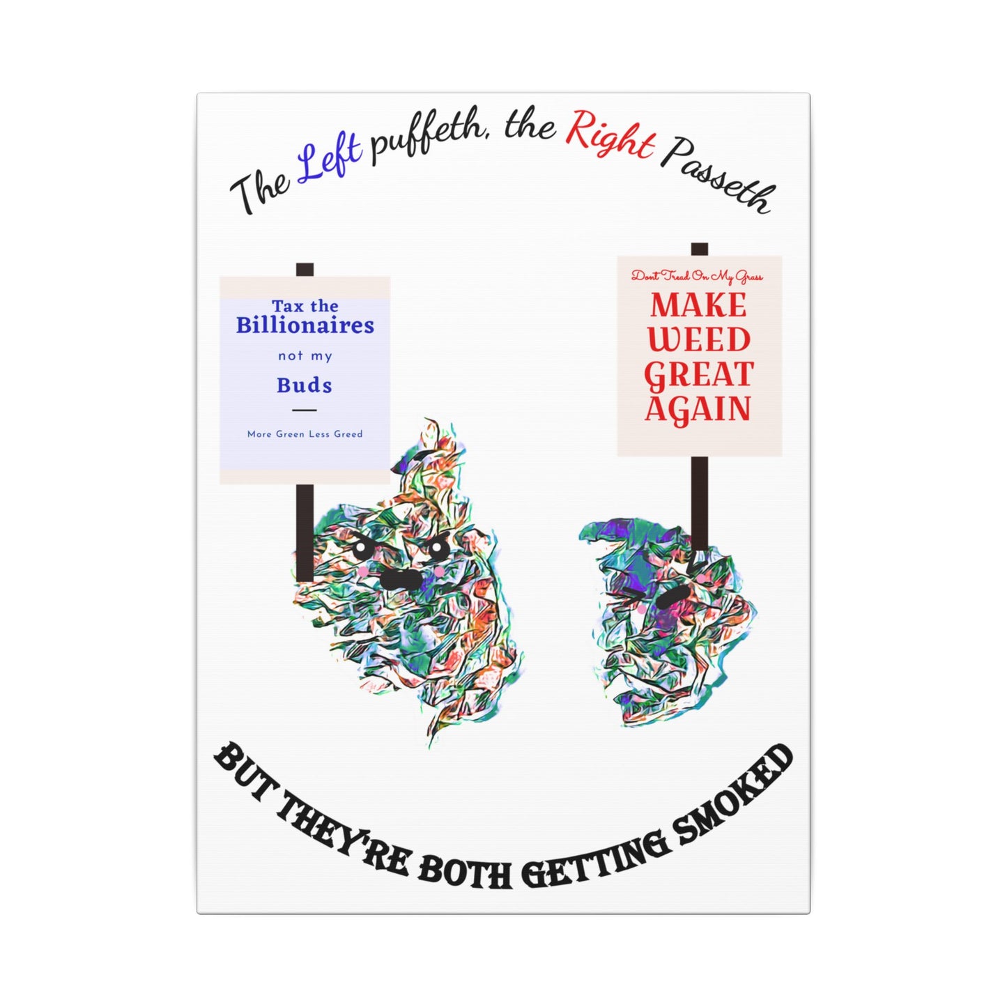 "United Strains of America" Canvas