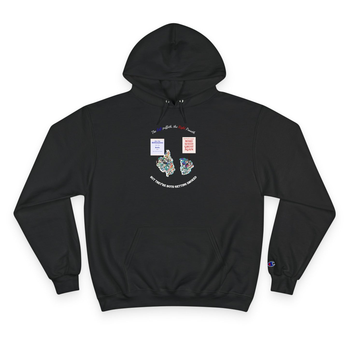"United Strains of America" Champion Hoodie - Perfect for Casual Style