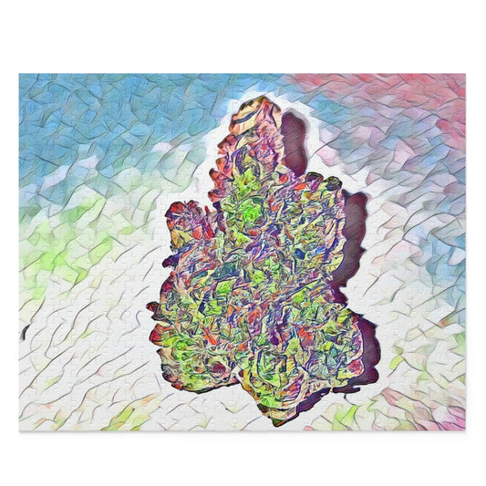 Colorful Nug Art Puzzle - 500-Piece | Unique Gift for Lover's of the Lord's Loudest Trees & Puzzle Enthusiasts, Home Decor, Mindful Activity, Fun