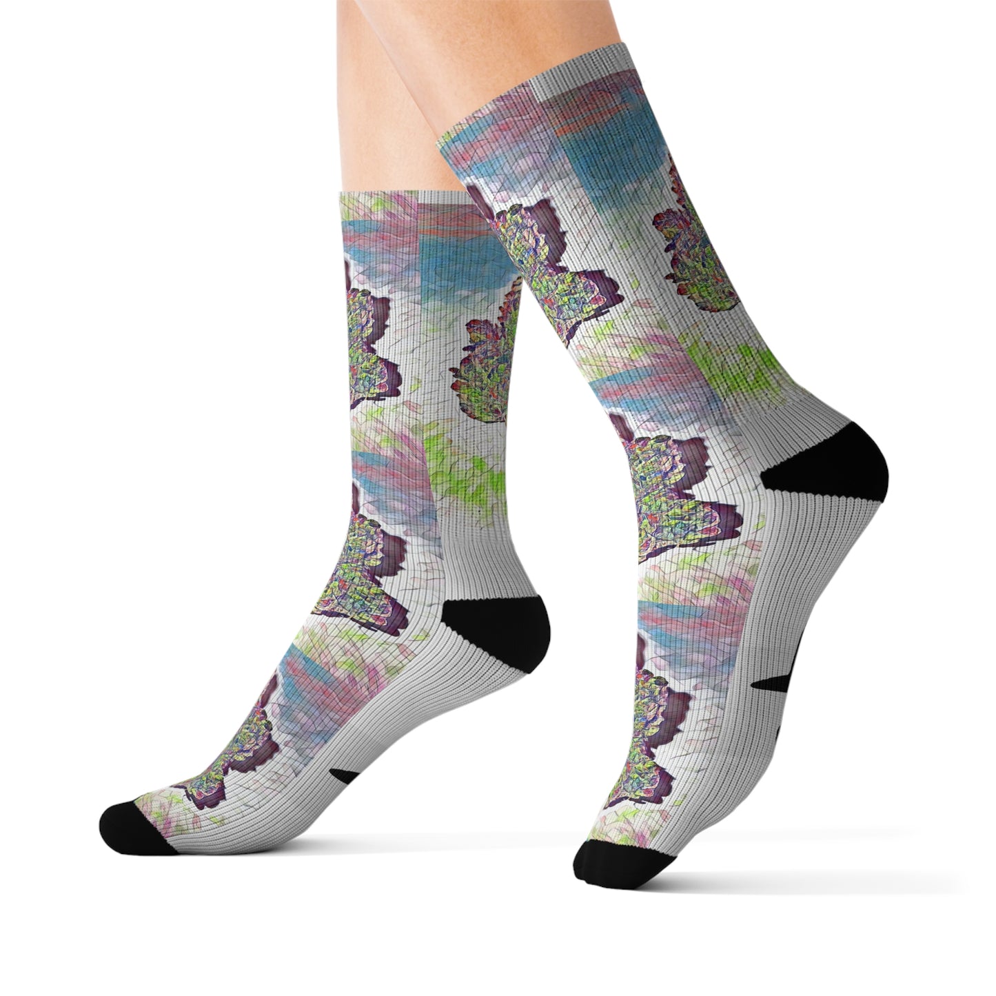 Fine Herbs Nug Sublimation Socks