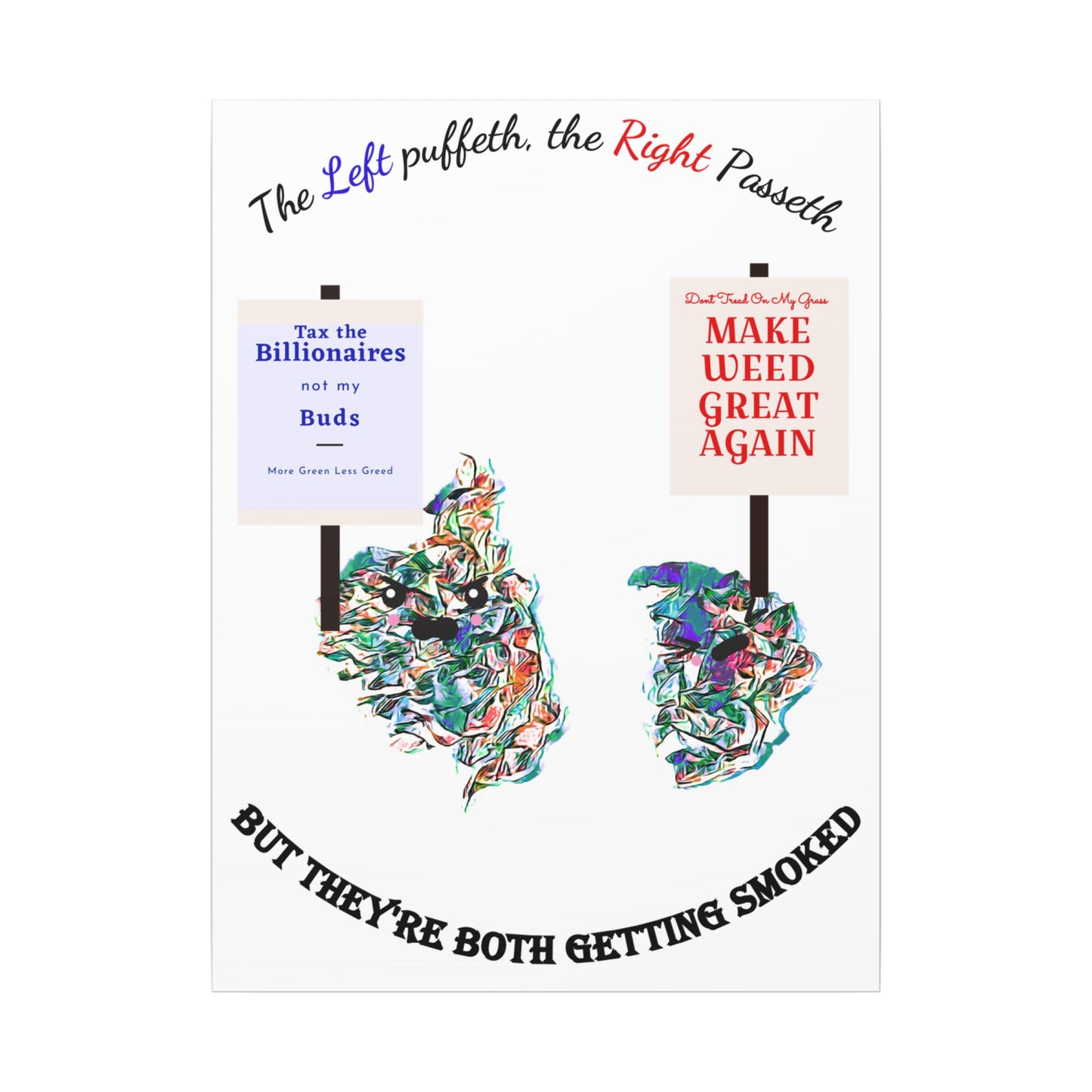 "United Strains of America" Canvas