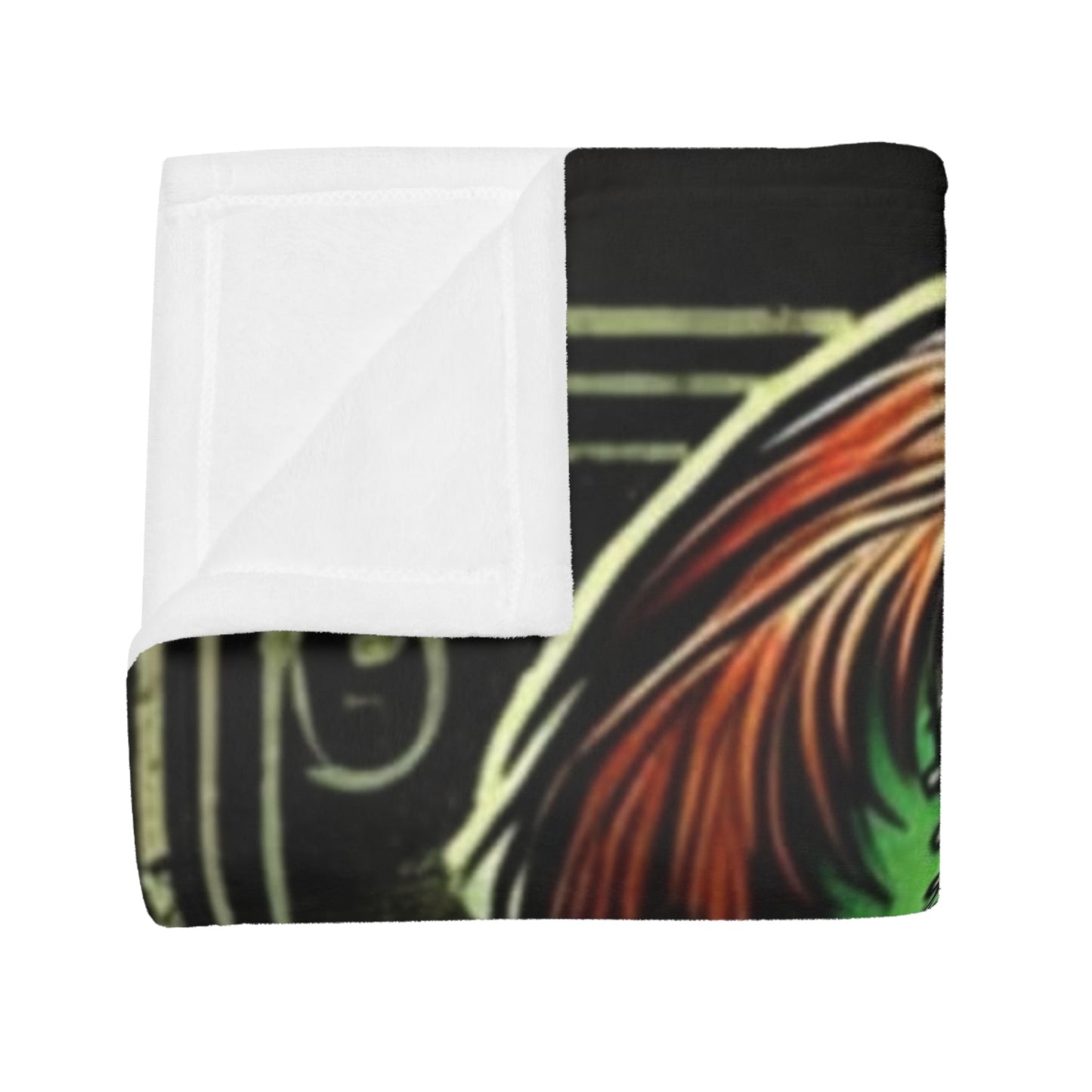 Gothic Horror Plush Fleece Blanket - Anna Mossity Design