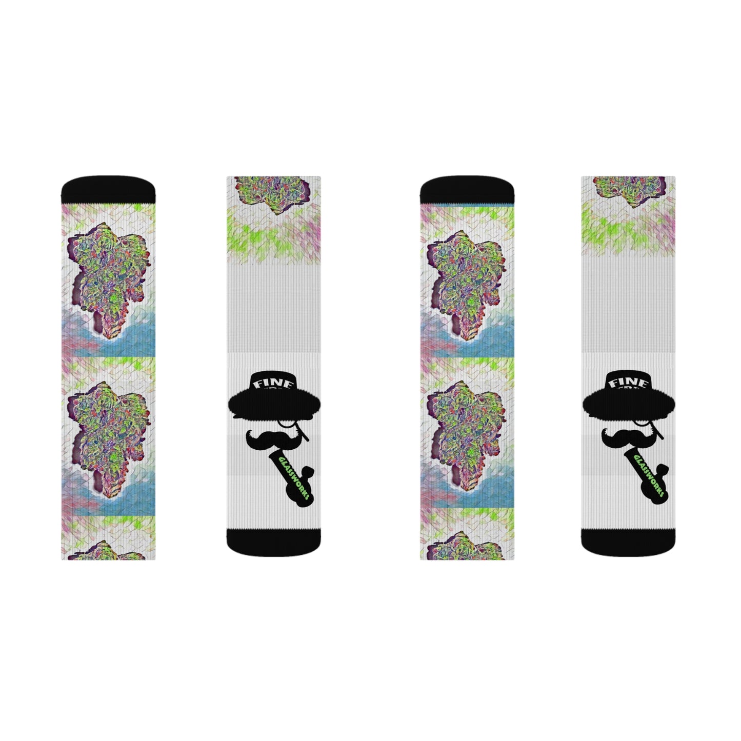 Fine Herbs Nug Sublimation Socks