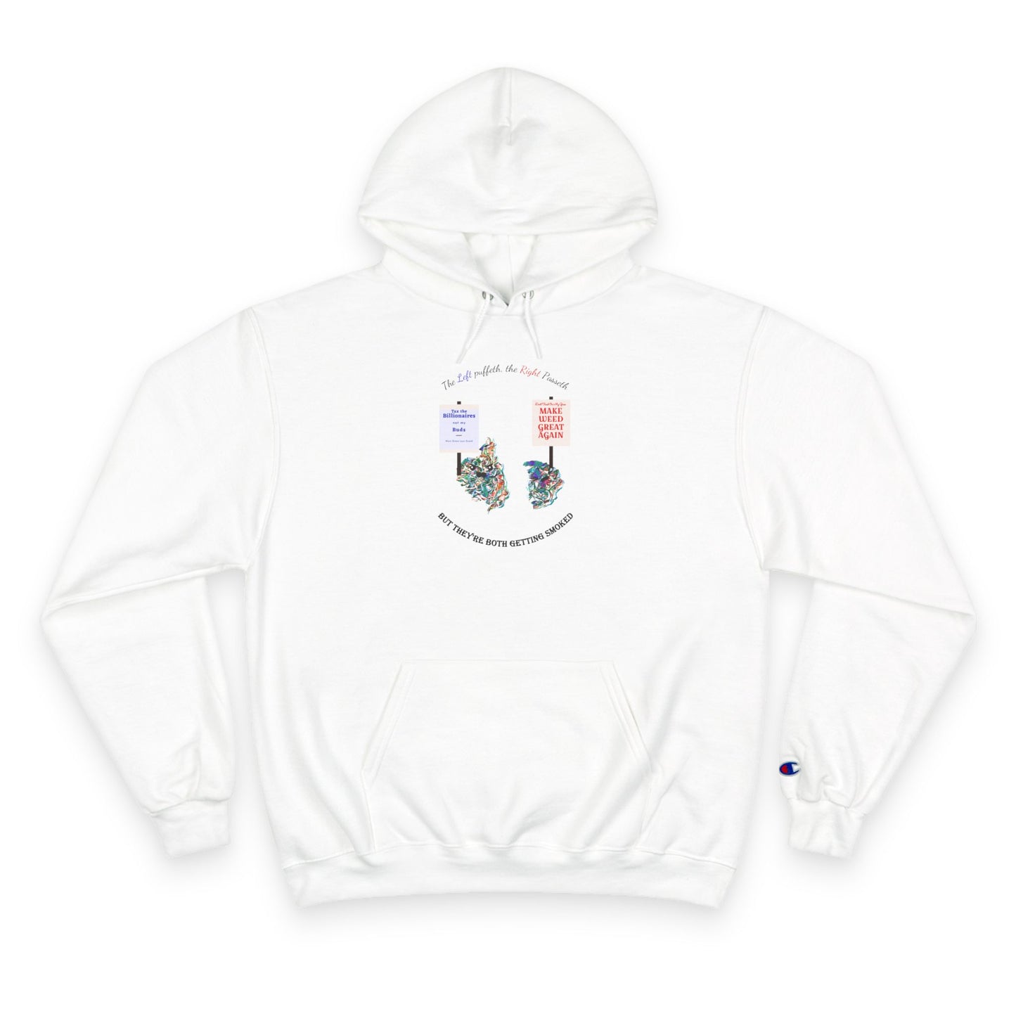 "United Strains of America" Champion Hoodie - Perfect for Casual Style