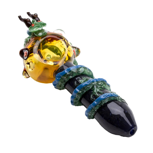 Empire Glass Works Dragon Sphere Spoon Sculpture