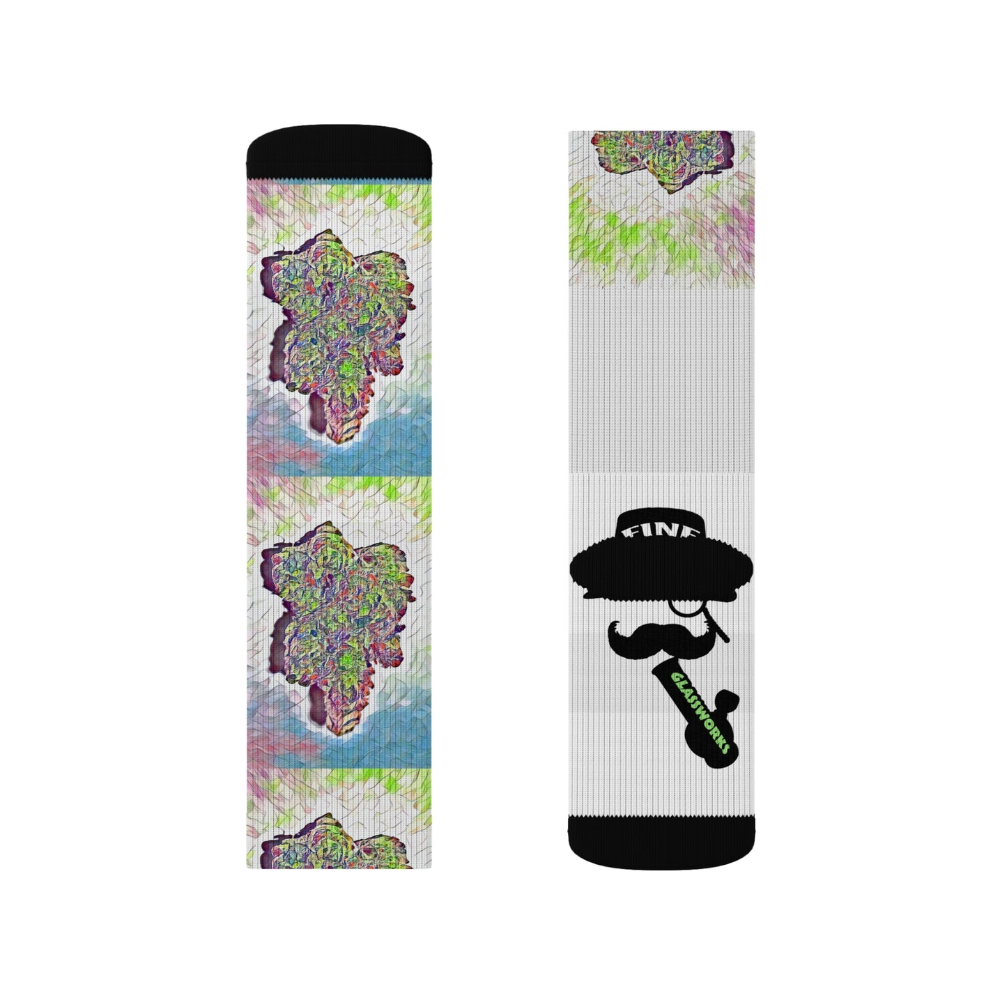 Fine Herbs Nug Sublimation Socks