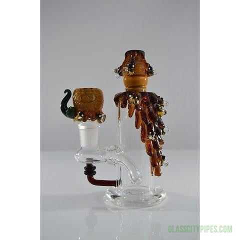 Empire Glassworks 5.5 inch Mini Bee Hive Glass Water Sculpture
