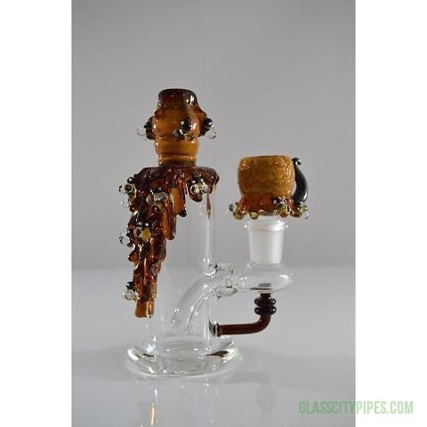 Empire Glassworks 5.5 inch Mini Bee Hive Glass Water Sculpture